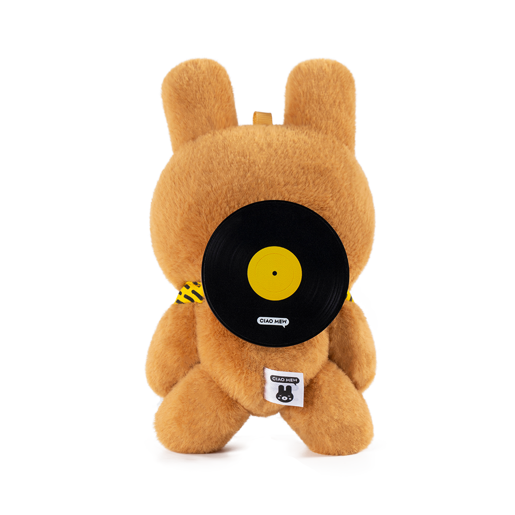 Plush Phone Stand in Brown | Magnetic Desk Buddy for Energy & Vibe