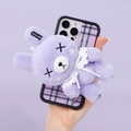Purple Plush Phone Stand | Relaxing Tech Companion for Sleep & Inspiration